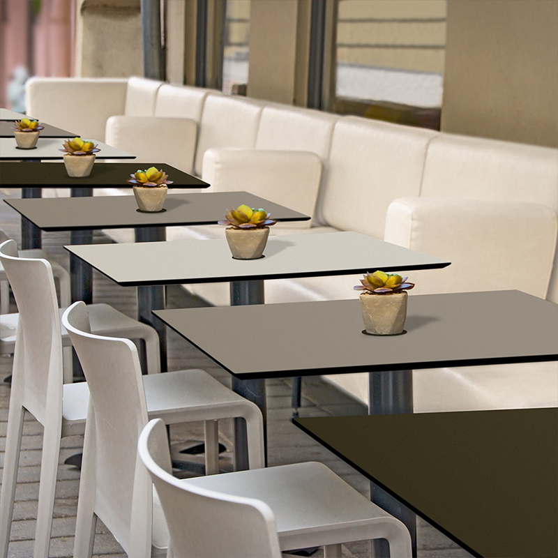 HPL Compact Tables for restaurants & coffee shops, for indoor and outdoor uses by egy stone.